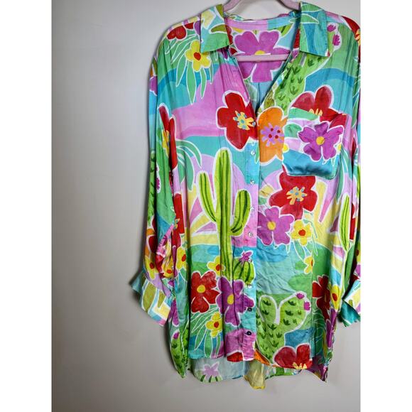 NEW Spell Spell & The Gypsy Collective Margi Beach Multi Top Size Medium - Picture 3 of 7